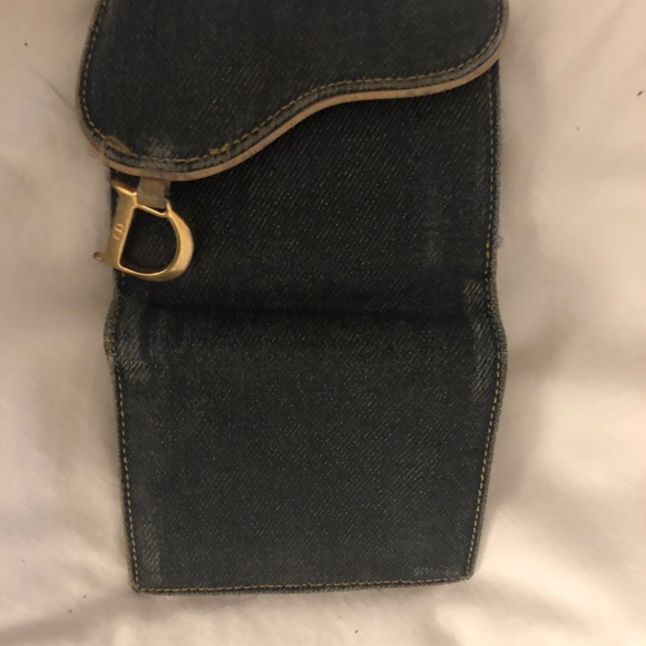 Christian Dior Denim Saddle Wallet - Authe… - Picture 5 of 7